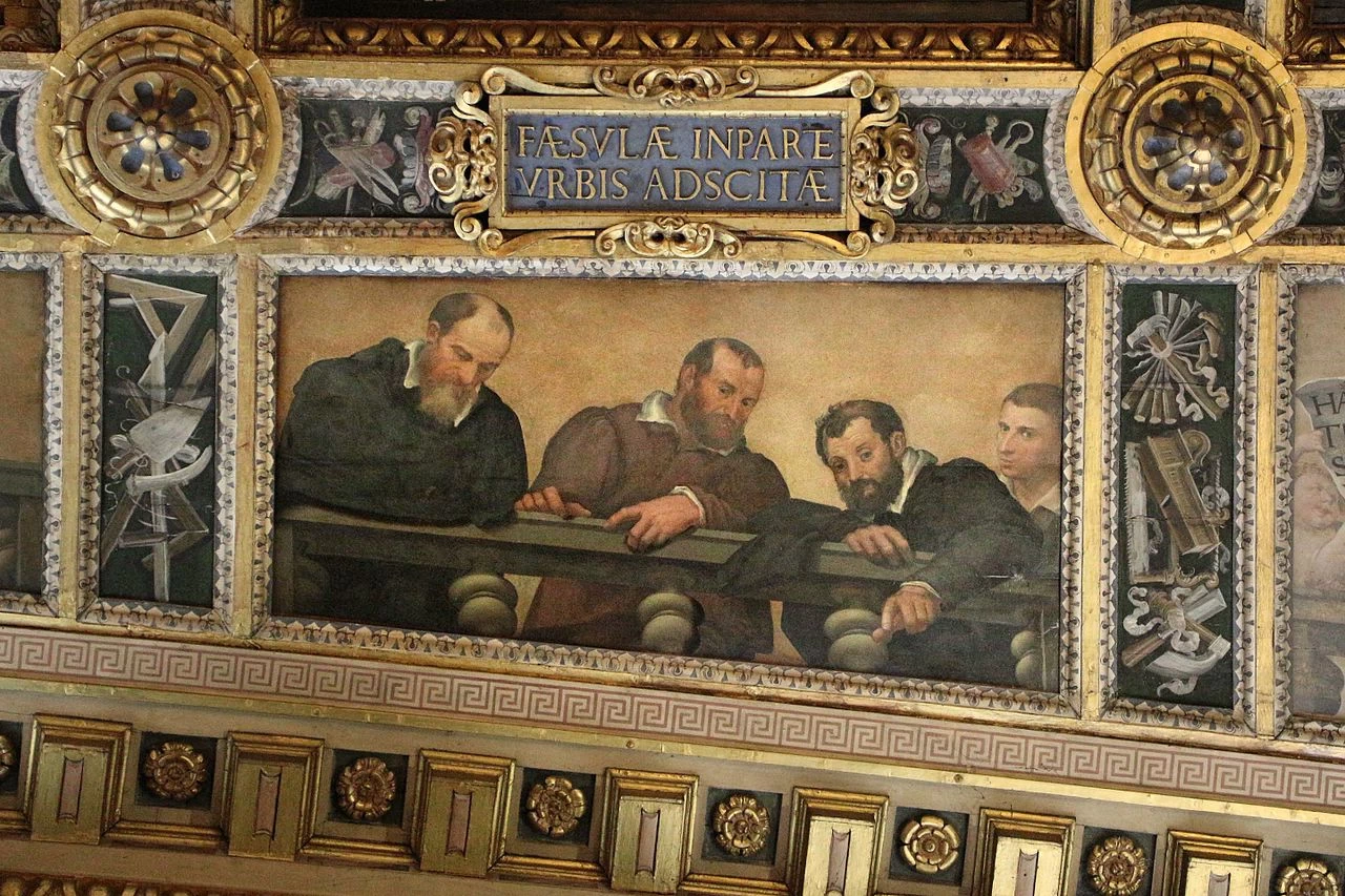 Artisti alla balaustra - Salone dei Cinquecento